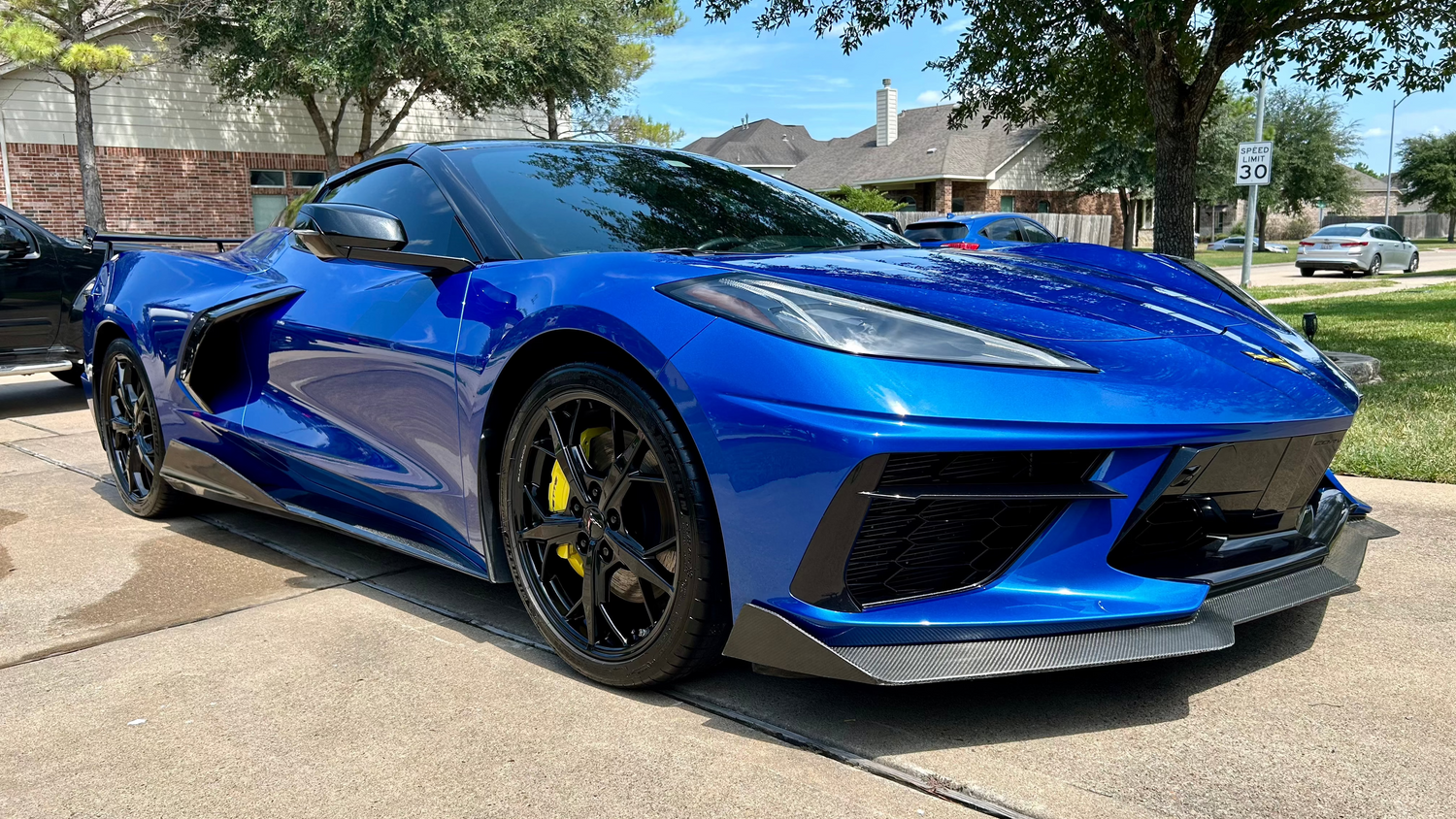 Mobile car wash and auto detailing in fort worth C8 Corvette